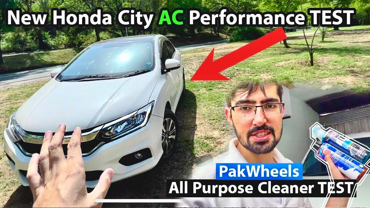 AC TEST of Honda City 1.5 CVT 2022 | Pakwheels All Purpose Cleaner TEST
