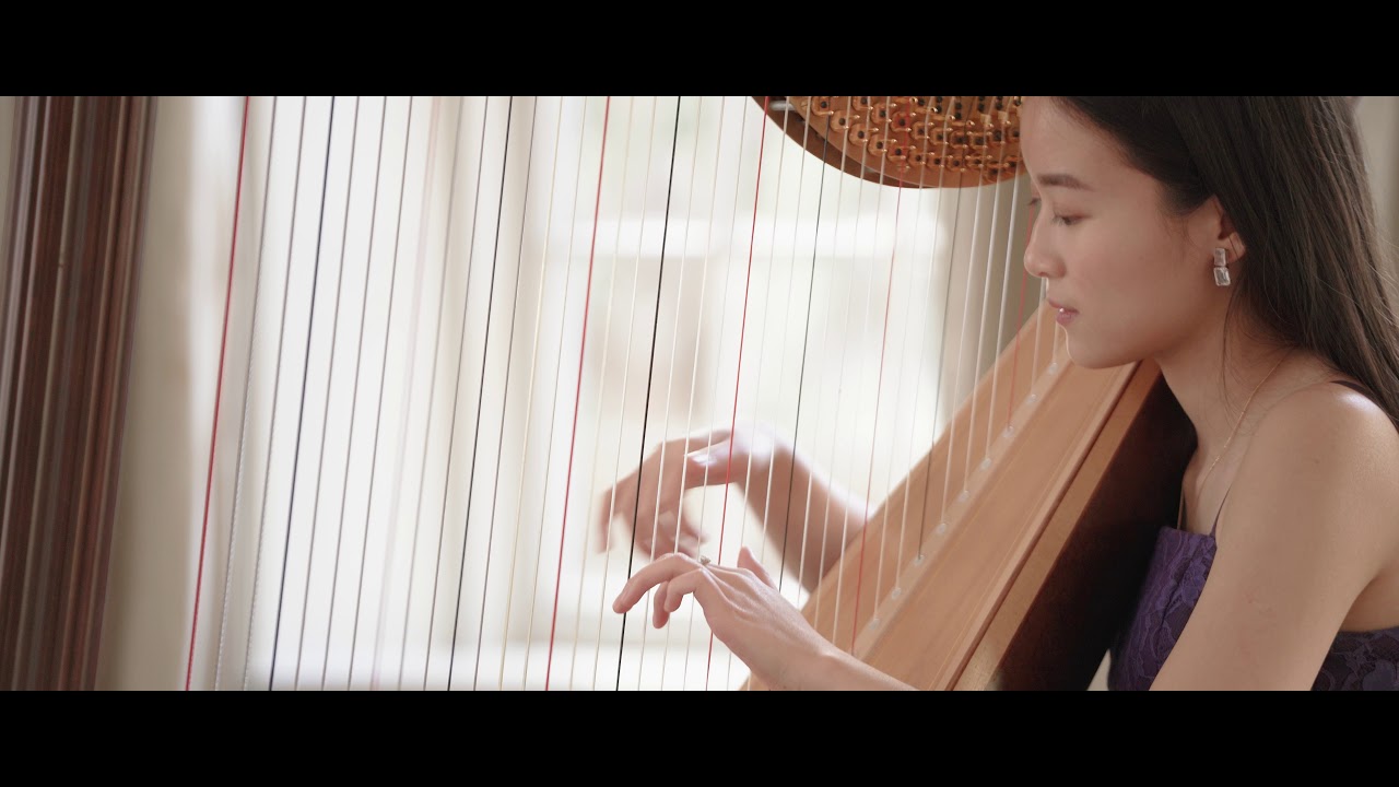 Denise Fung - Wonderful Tonight (harp cover)