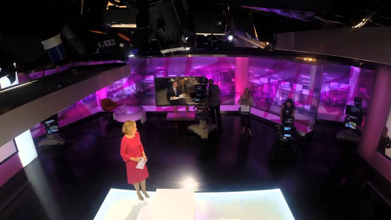 C4 News Studio Floor Timelapse