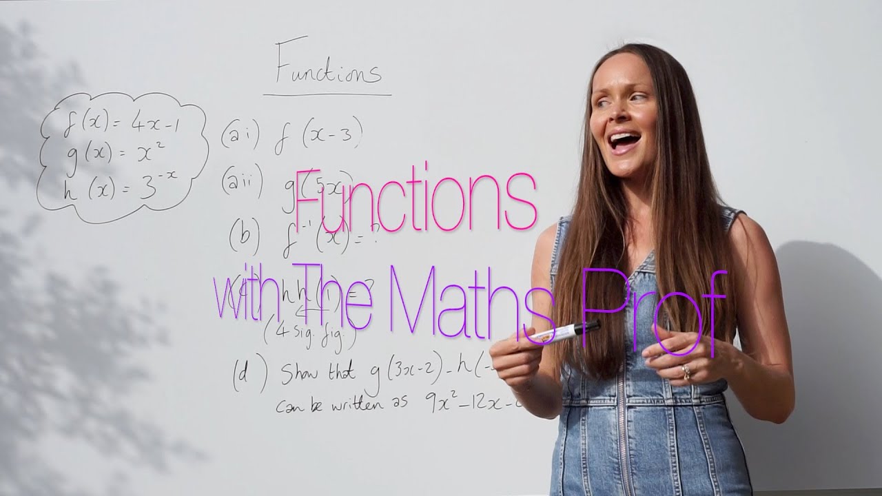 The Maths Prof: Functions EXAM QUESTIONS