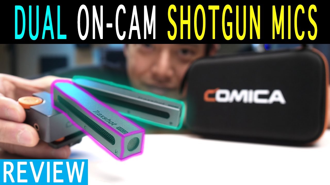 Comica Traxshot Review | Mono Stereo | Dual Shotgun Mic | 19hr Battery Life | Firmware Upgradable