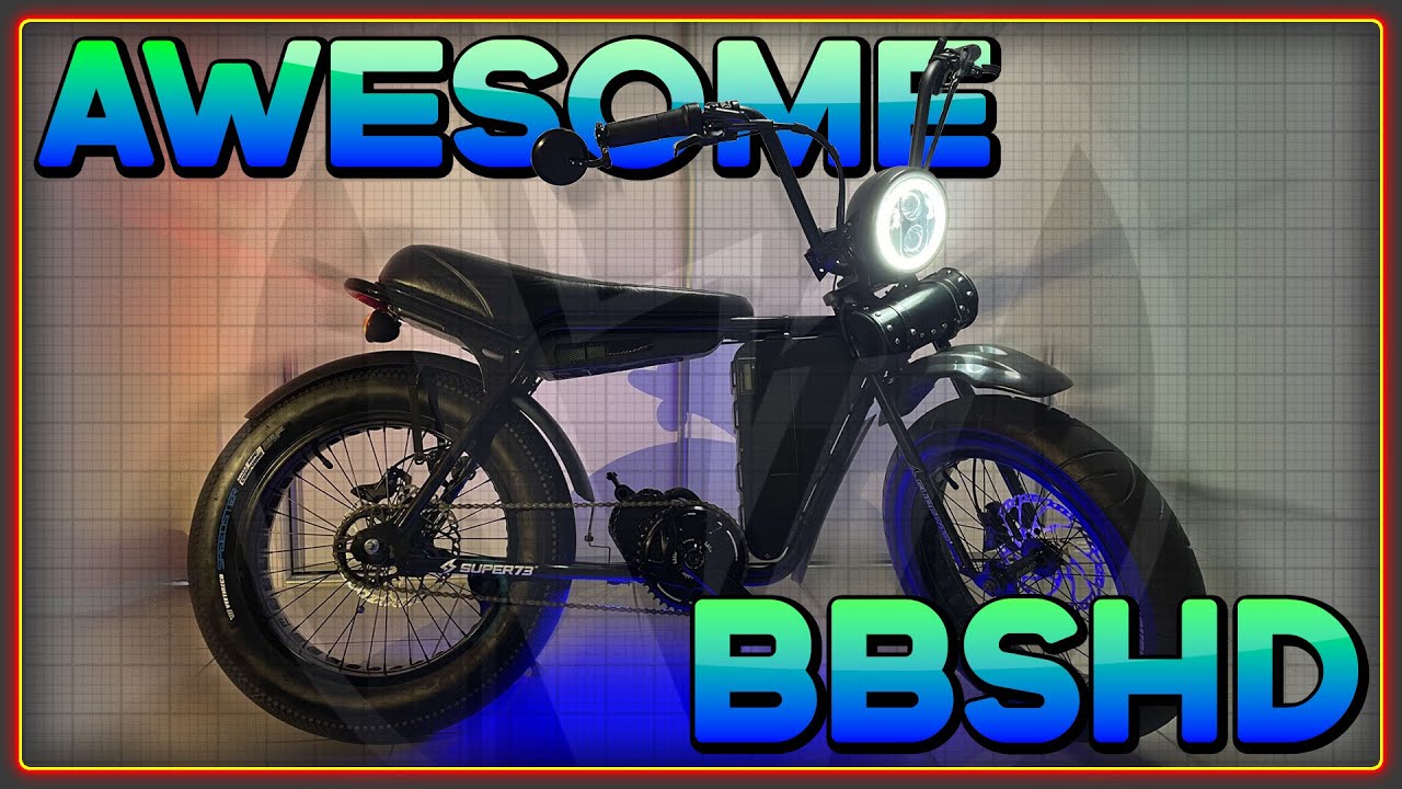 Awesome Electric Bike, BBSHD Super 73 Conversion 3300W 72 volts