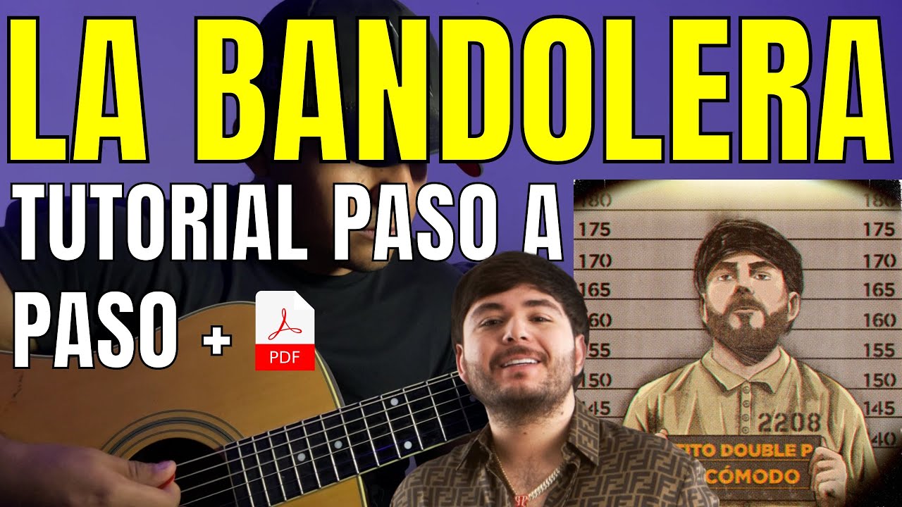 LA BANDOLERA - Tito Double P | Guitarra | Tutorial | Acordes