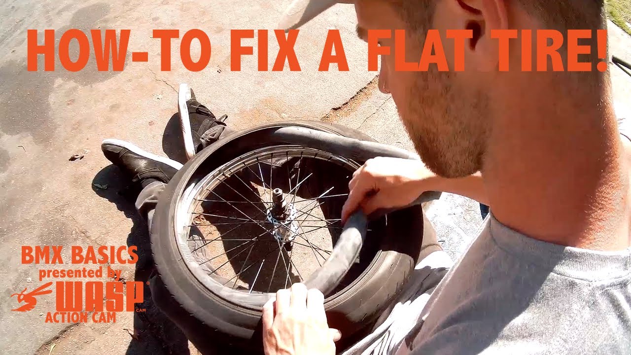 HOW TO FIX A FLAT TIRE QUICK AND EASY - BMX BASICS