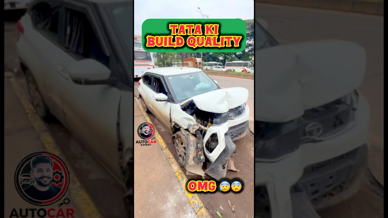 Tata Punch Build Quality🤣 #autocarexpert #tata #punch #tatapunch #punchev #autocar #autocarexpert