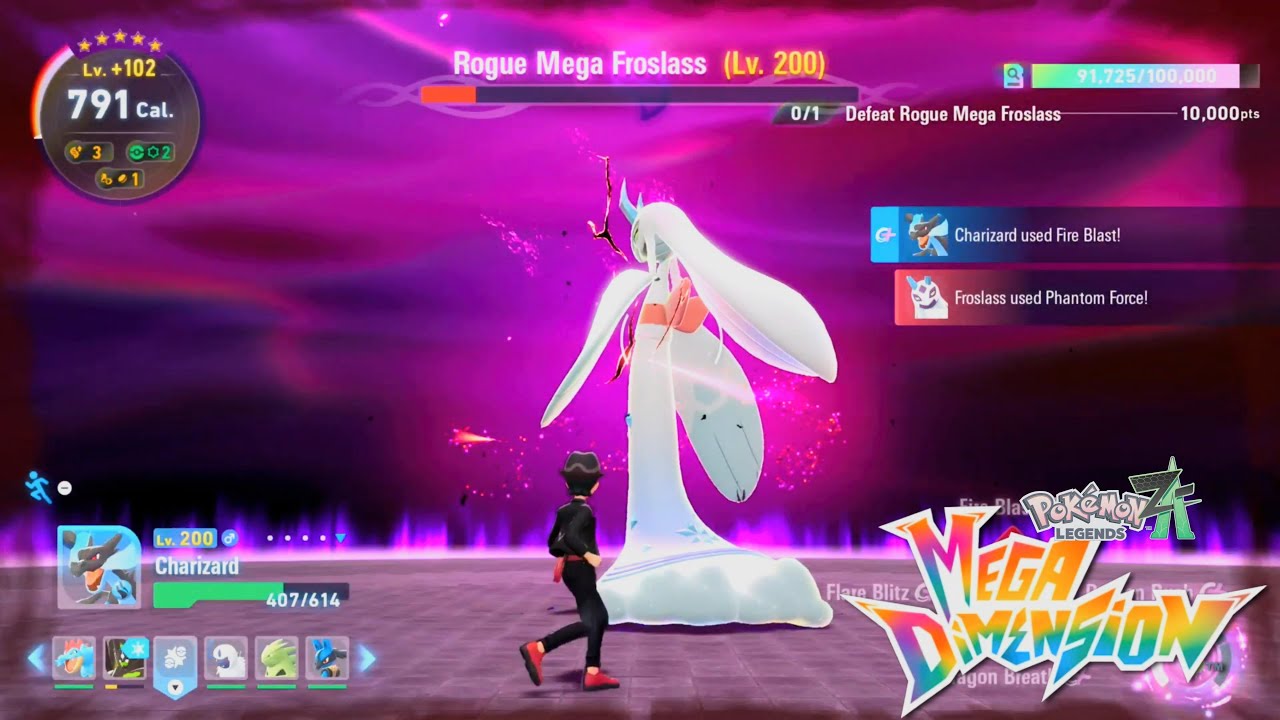 Pok&eacute;mon Legends Z-A Mega Dimension: Lv.200 Rogue Mega Froslass - Rampant Mega Power - HS Arena