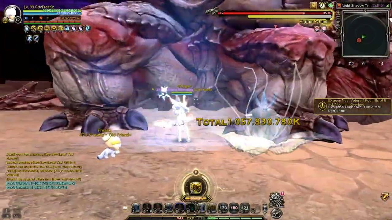Dragon Nest Sea - Night Shadow Training Ground DLB1 (Sniper)