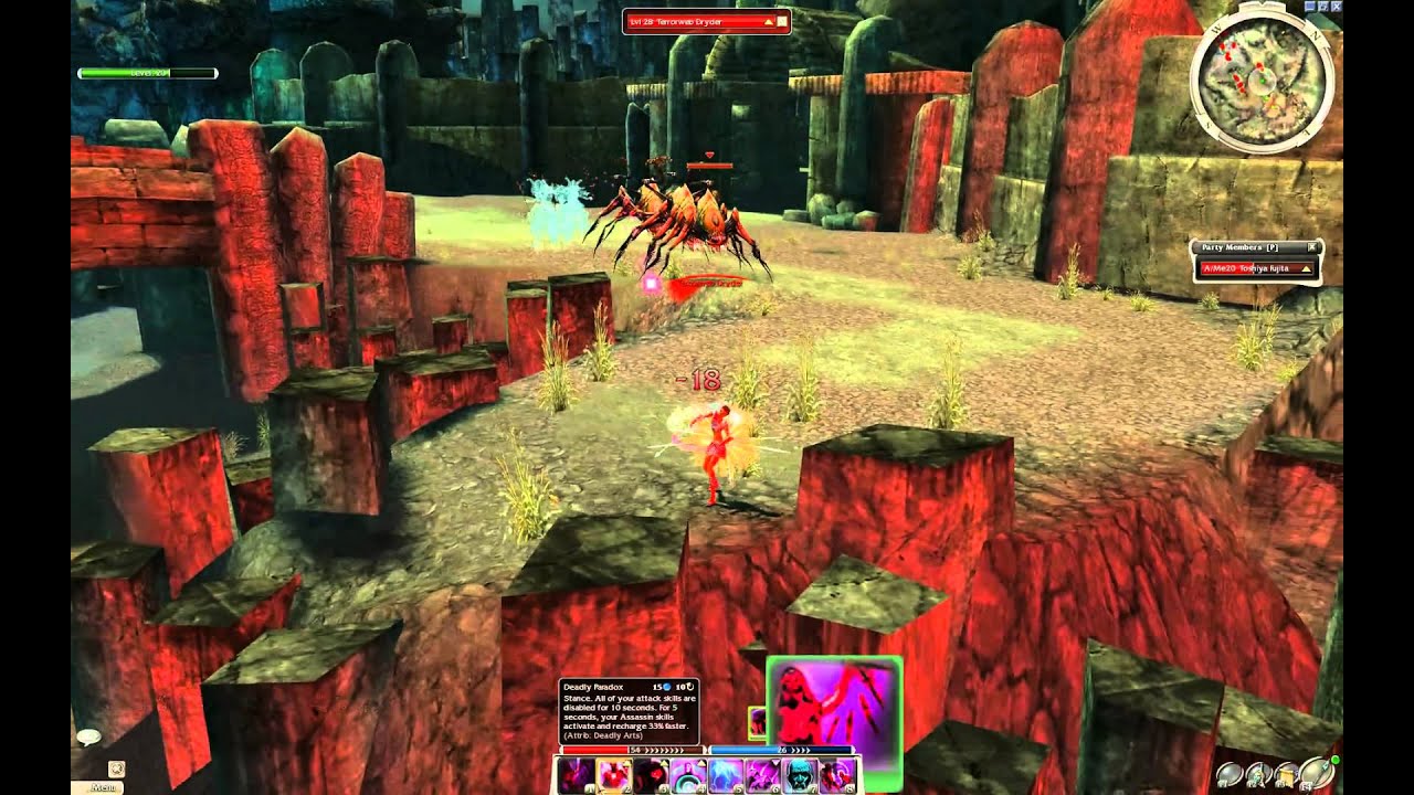 Guildwars assassin mesmer farming ectos in the tombs