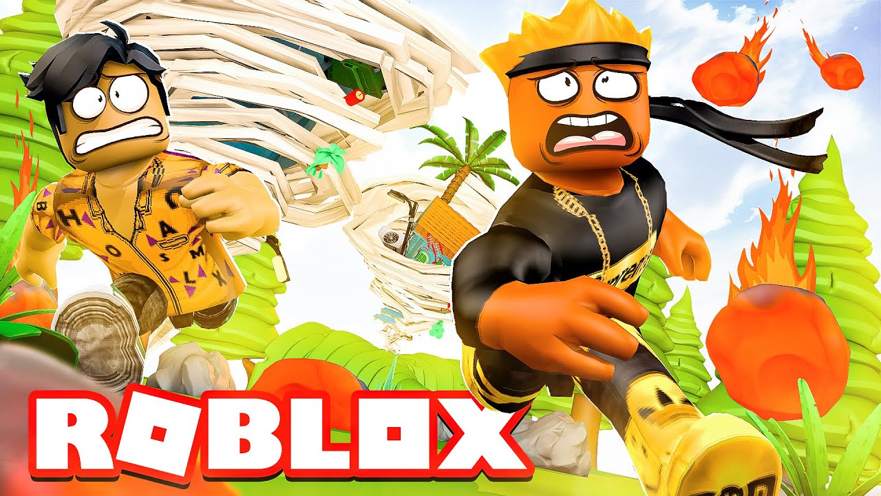 Survive The NATURAL DISASTERS in Roblox!