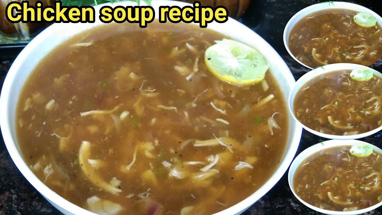 Chicken soup recipe||simple chicken soup at home|| how to make perfect soup recipe🍗🍲👍 