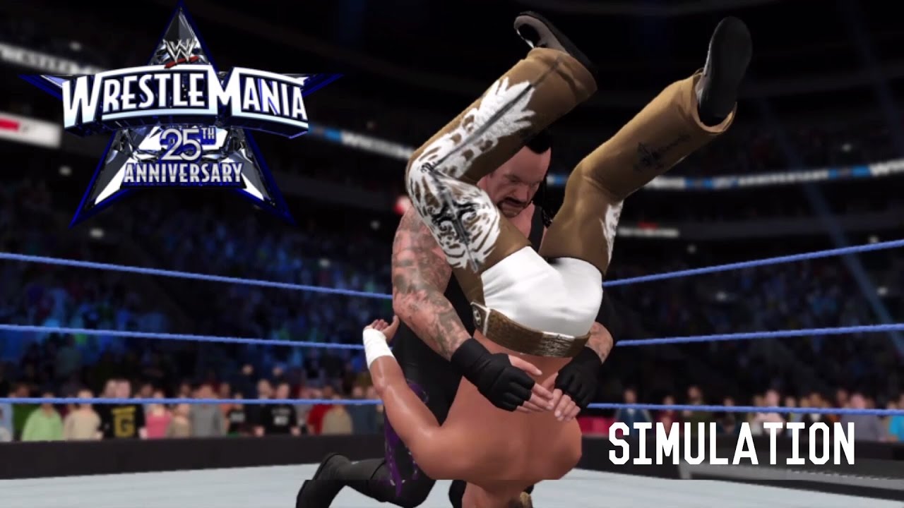 WWE 2K17 SIMULATION: Undertaker vs Shawn Micheals - Wrestlemania 25 Highlights