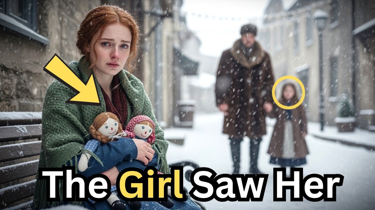 Can We Bring Her Home for Christmas, Daddy? A Girl Sees a Destitute Widow with Ragdolls