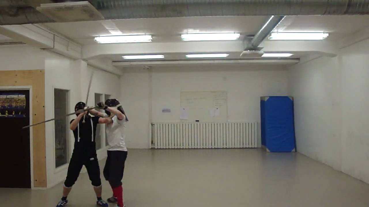 HEMA/WMA Axel P vs. Robert M slow sparring steel longswords
