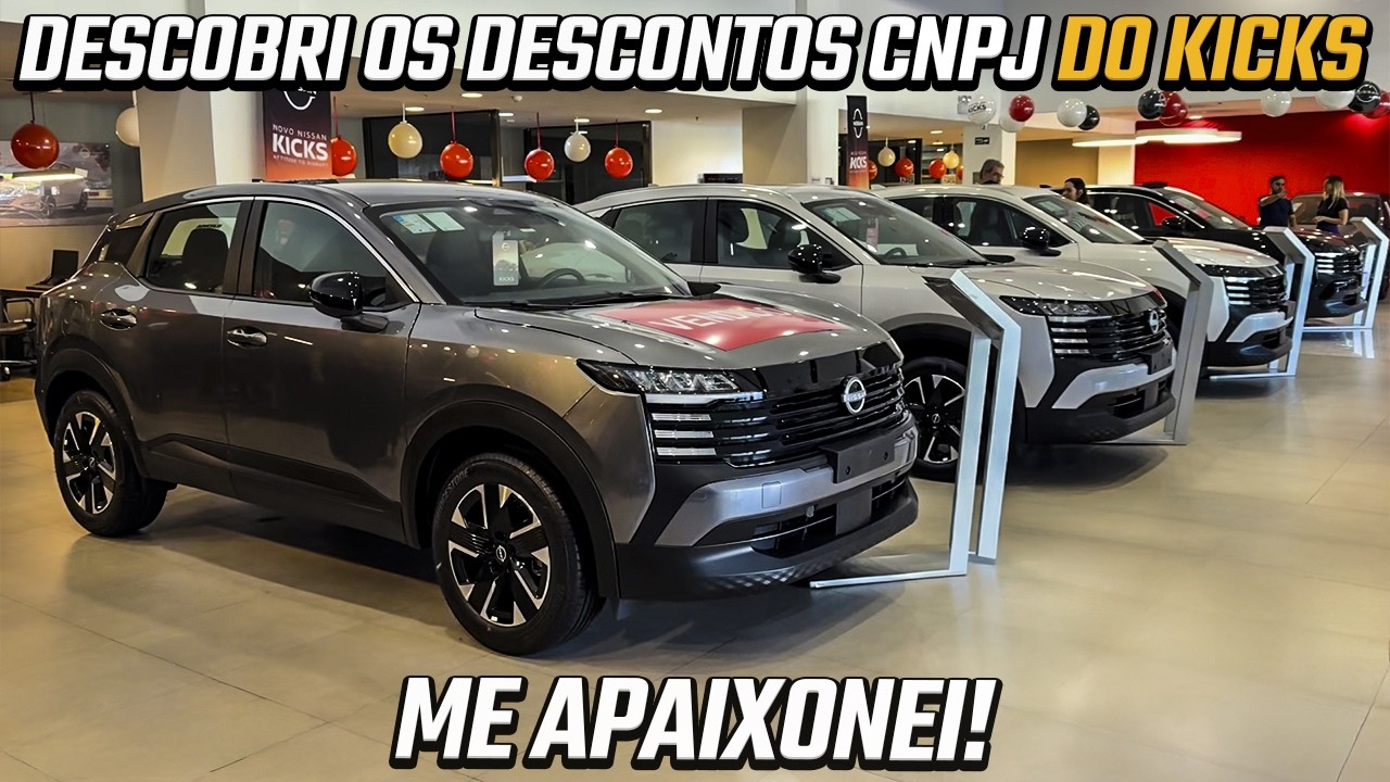 TODAS AS VERSÕES DO NOVO KICKS 2026 PREÇOS, DESCONTOS CNPJ E DIFERENÇAS
