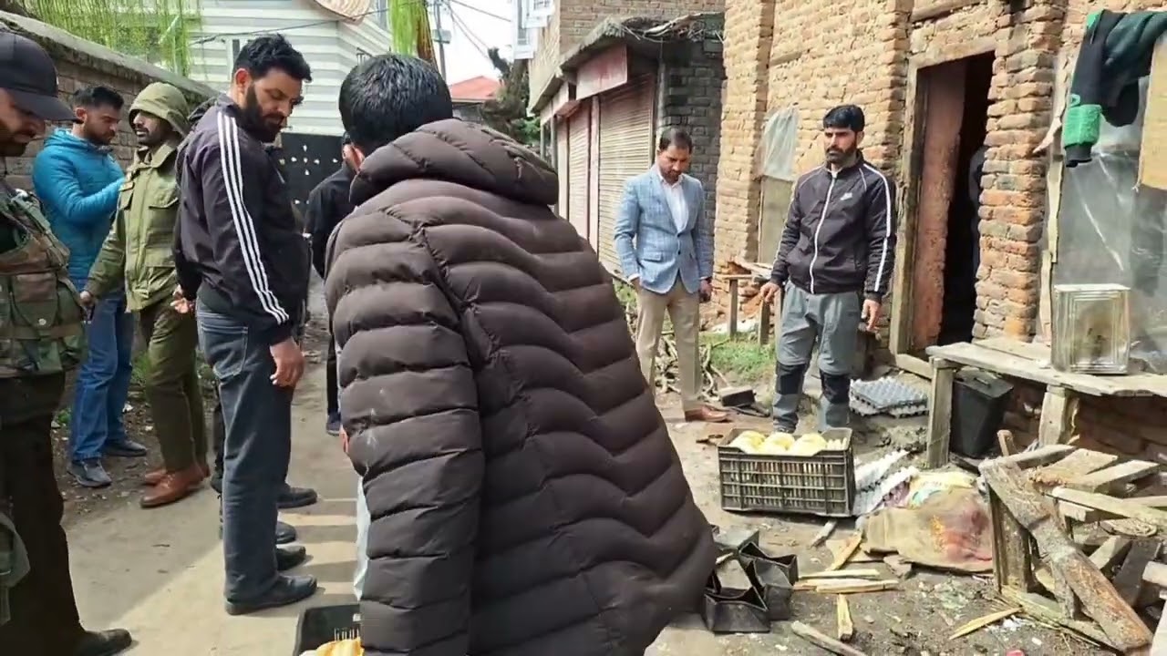 Massive market checking in Handwara 