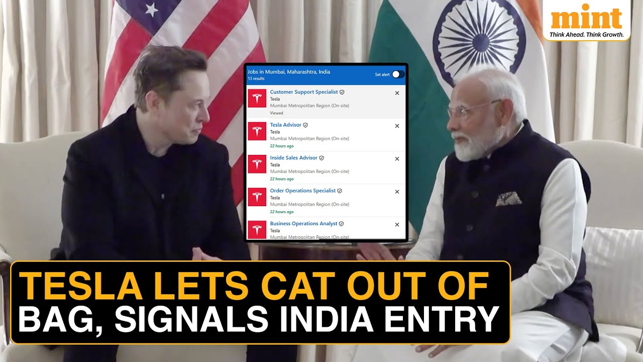 Tesla Posts Job Openings In Mumbai, Profiles Confirm That EV Maker Is Finally Coming To India