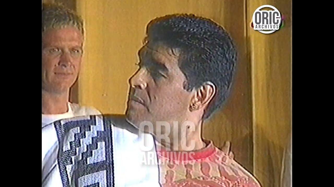 1996: Maradona en el Festival de Cosquín