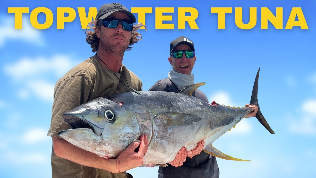 Matt Watson's Biggest Yellowfin Tuna on Topwater
