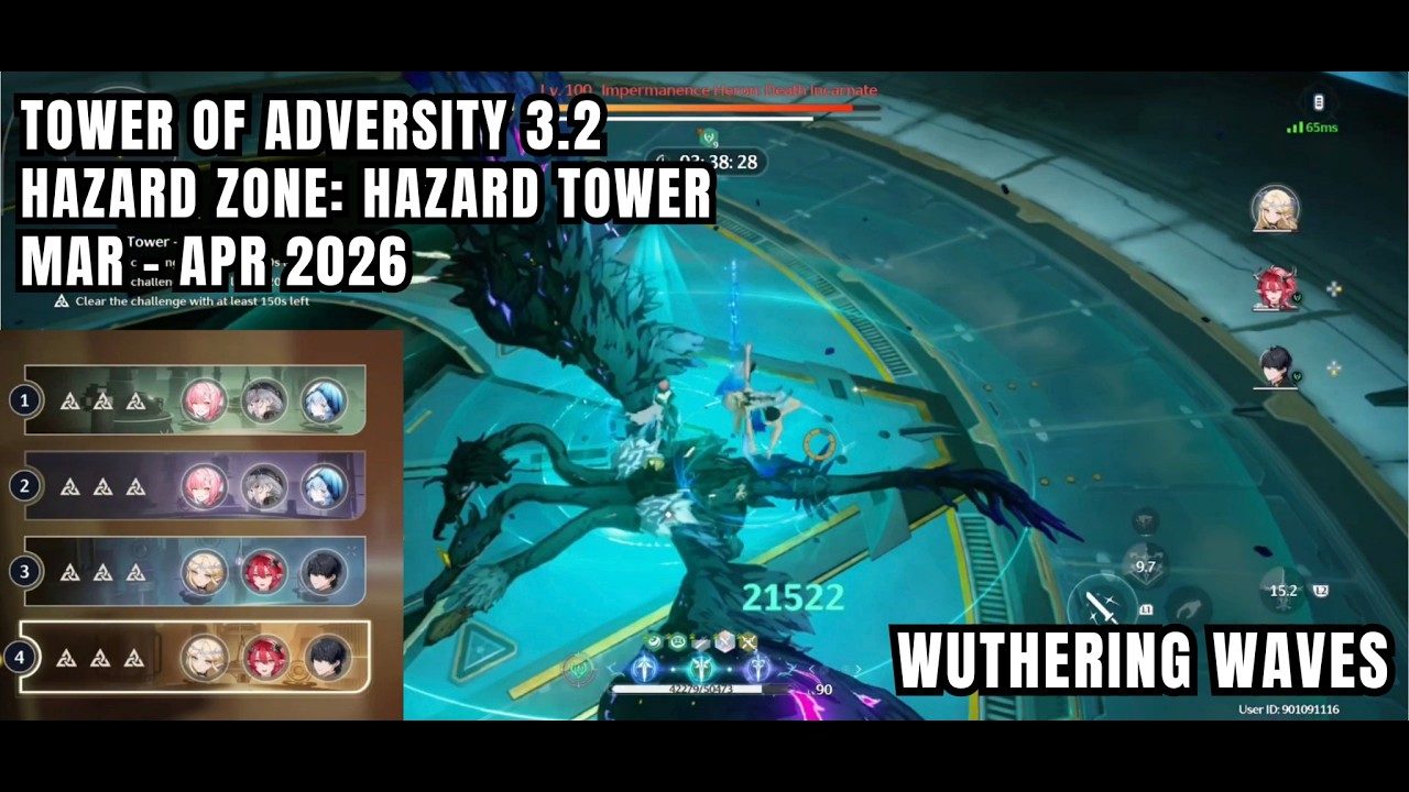 [Wuthering Waves Tower Of Adversity] Hazard Zone: Hazard Tower - March / April 2026 ToA 3.2 3.3