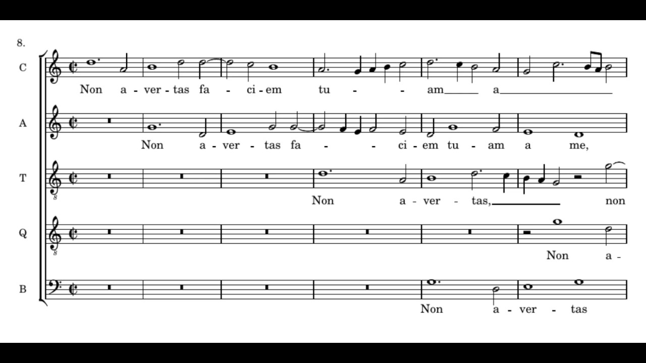 Lassus: Penitential Psalm No. 7 - Domine, exaudi orationem meam, auribus