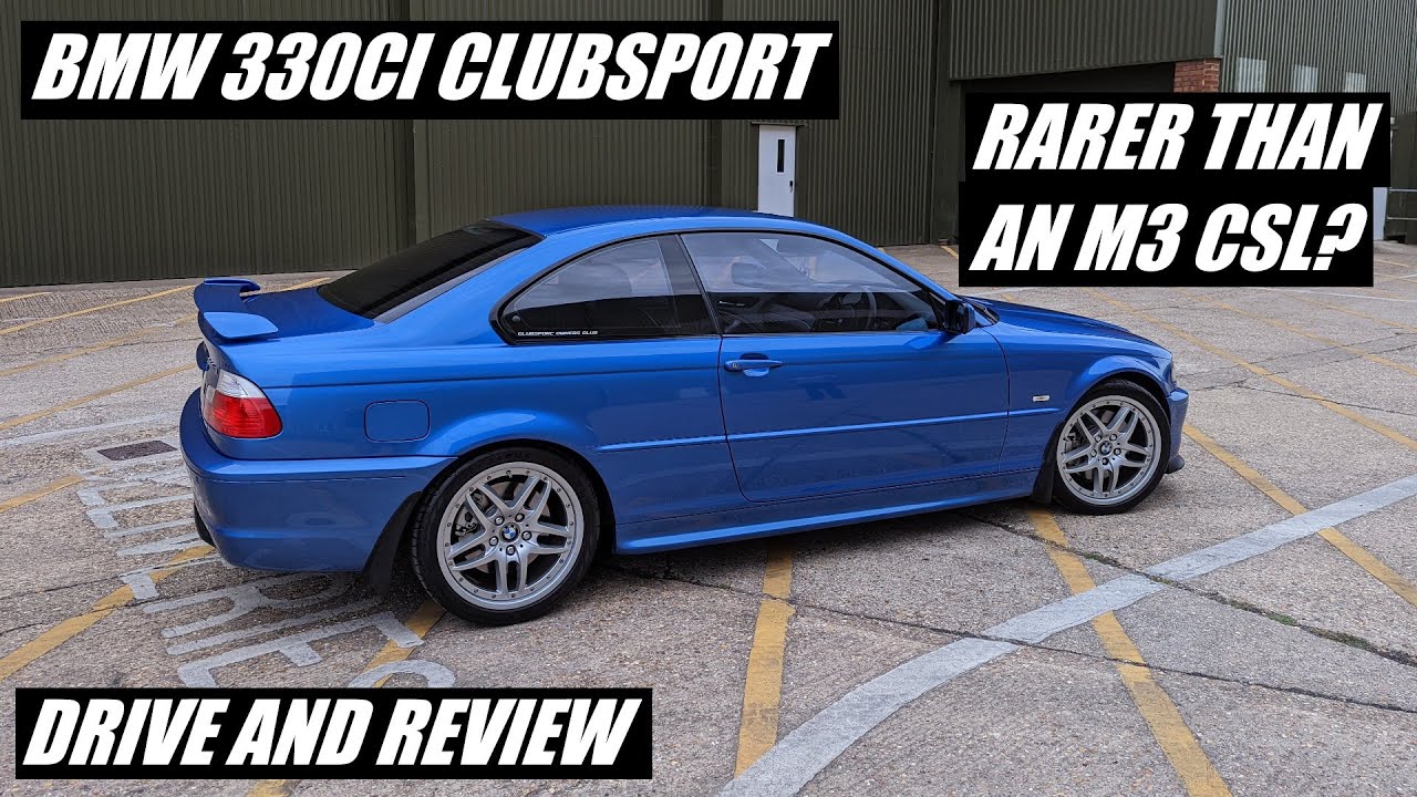 The E46 BMW 330CI Clubsport is rarer than an M3 CSL