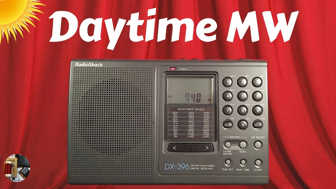 Radio Shack DX-396 Shortwave Radio Daytime MW