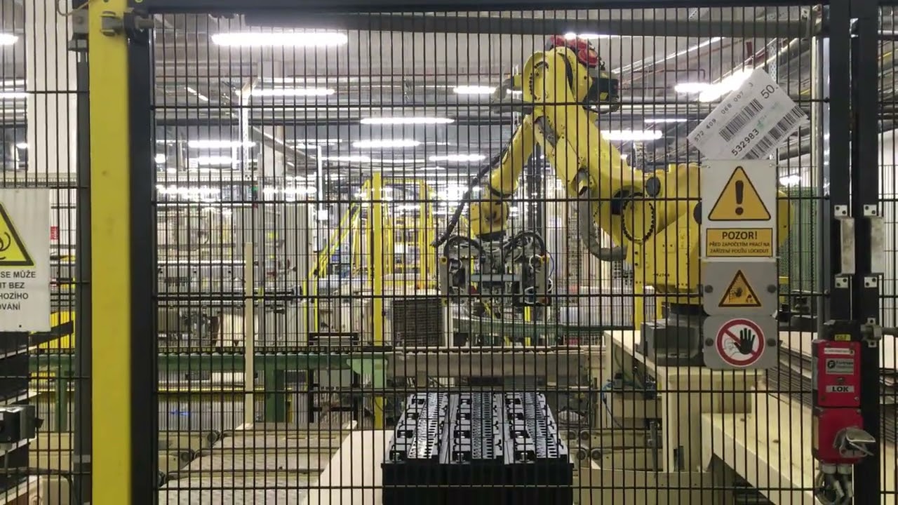 Robotick&eacute; pracovi&scaron;tě Clarios Czech