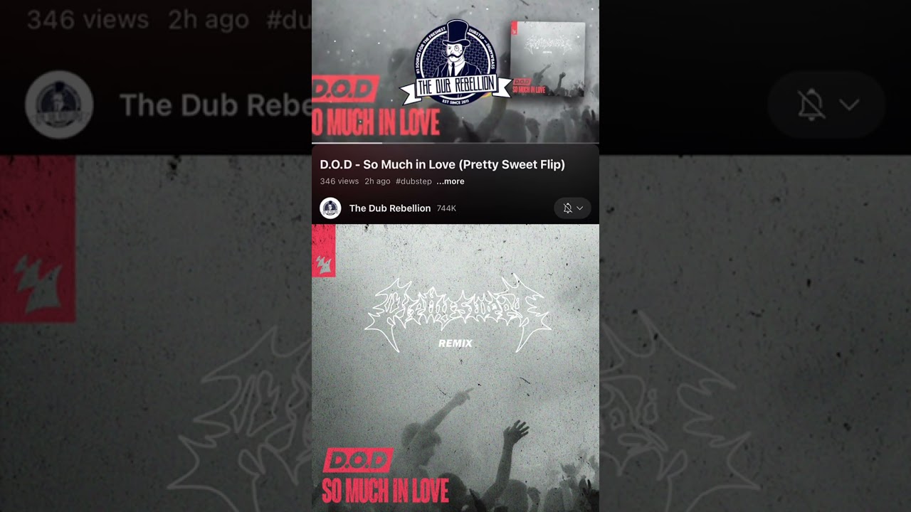 Yoooo big thanks to The Dub Rebellion for uploading our new flip of &ldquo;D.O.D - So Much in Love&rdquo; to