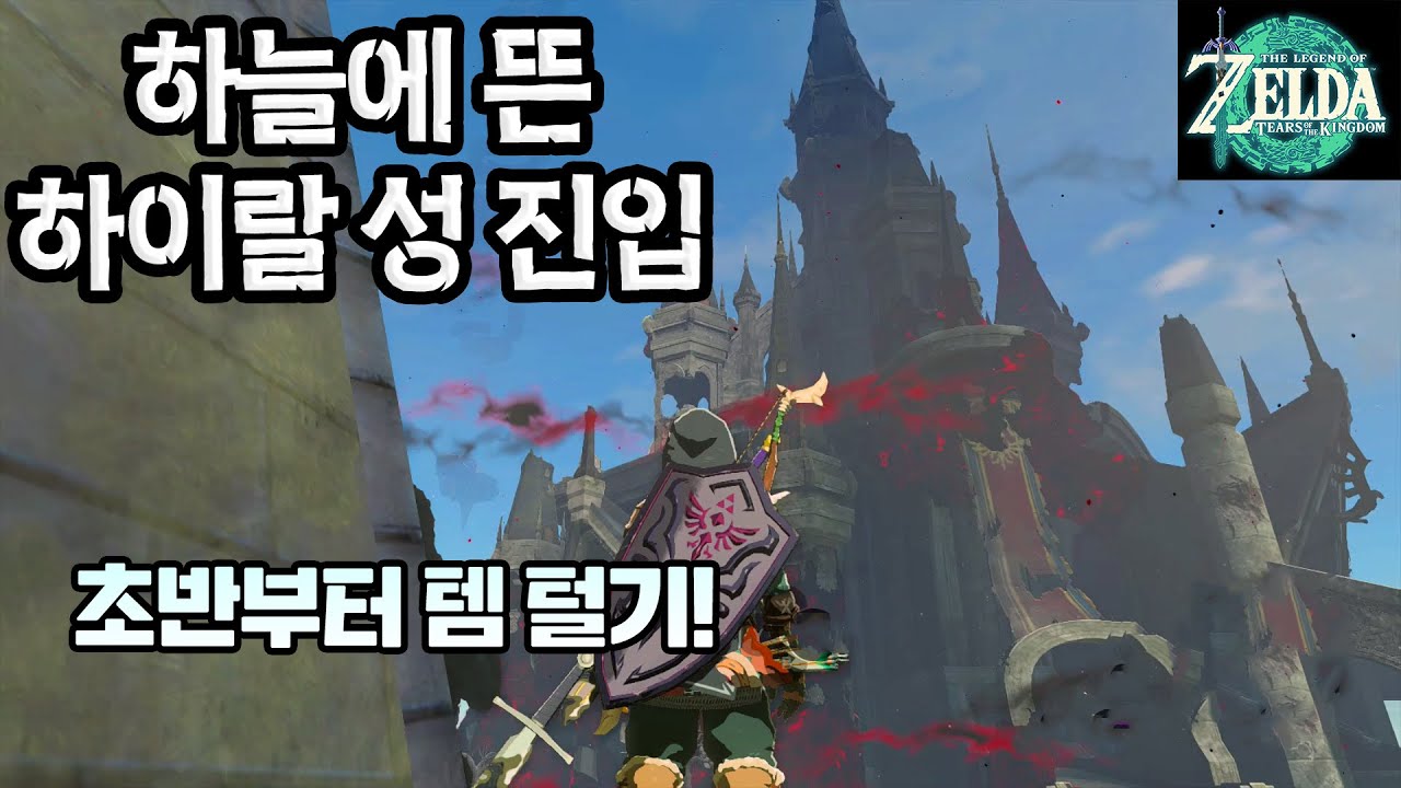 호기심에 들어가 본 왕눈 하이랄 성.. 쪼렙에서 부자가 되어 버렸습니다 - [젤다의 전설 티어스 오브 킹덤]