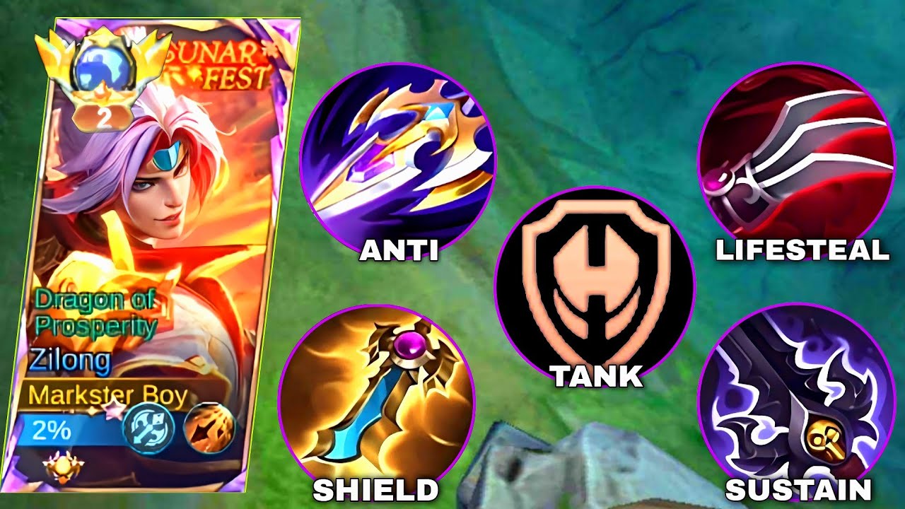 NEW META ZILONG HIGH SUSTAIN BUILD AND EMBLEM!! (UNLIMITED REGEN) ZILONG BEST BUILD 2024 | MLBB