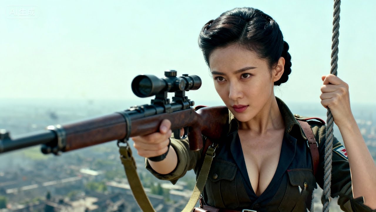 中國特工偷偷潛入敵營，卻不知日軍早已派出頂級狙擊手，下一秒埋伏在高空狙擊他們！#抗日