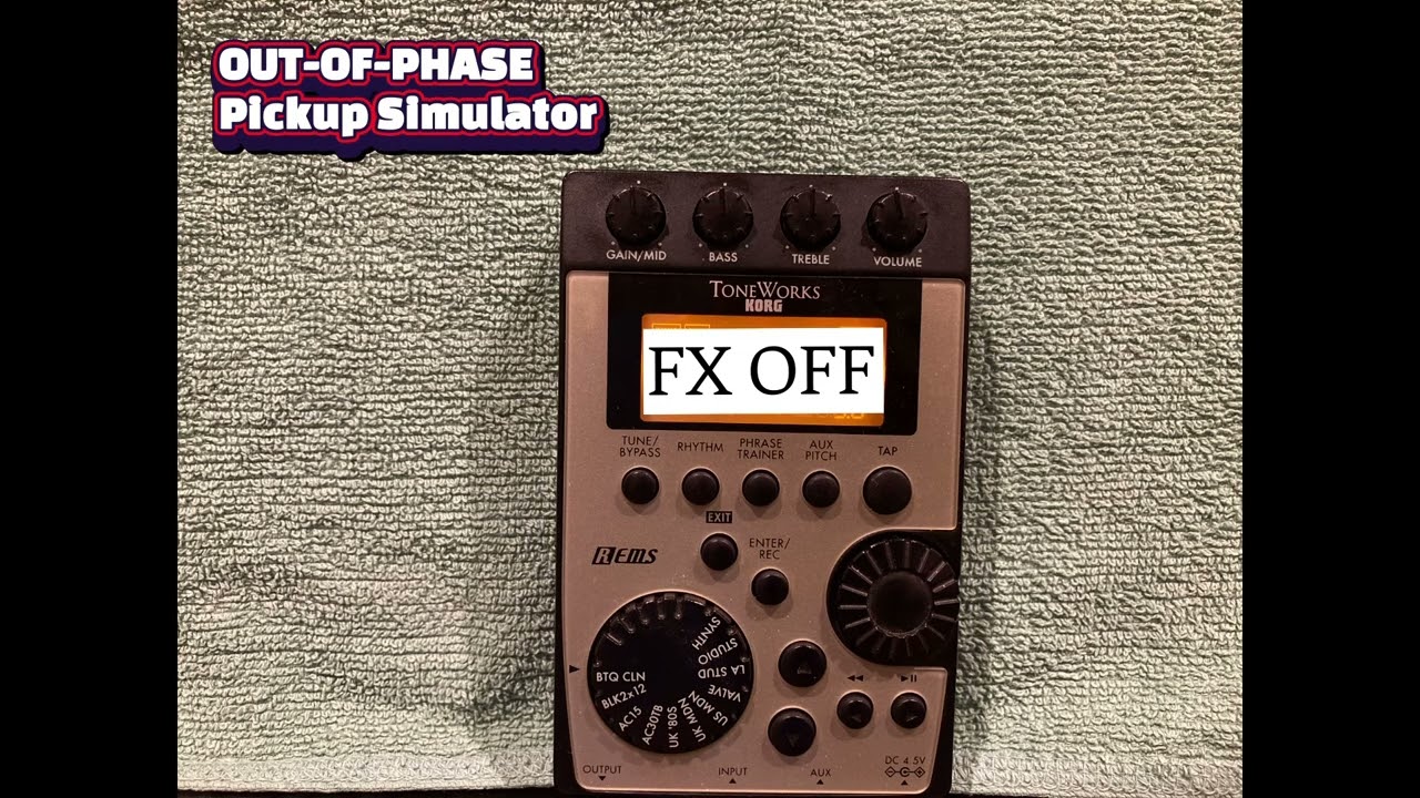 ToneChecks Ep.4 : KORG ToneWorks Pandora PX4 (2001) PX4D (2005) - コルグ　パンドラ4