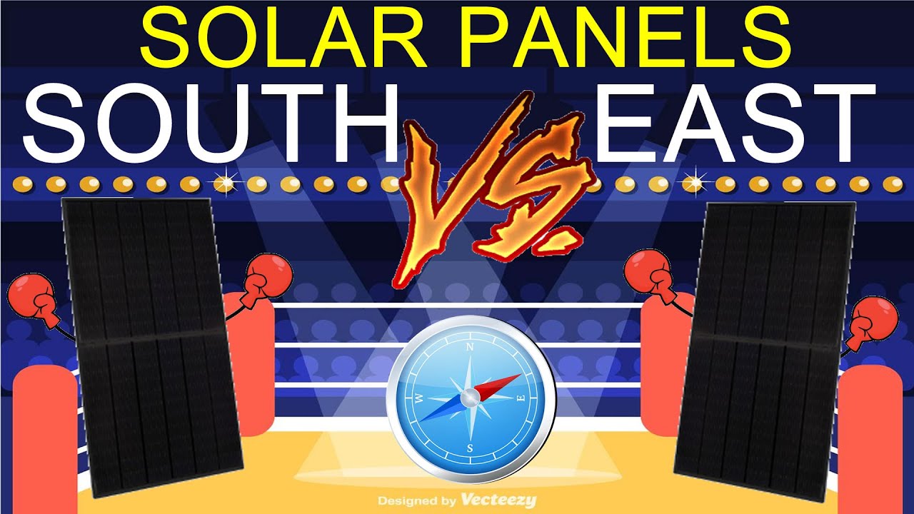 Solar Panels South vs East Production. Let's See Who Wins!