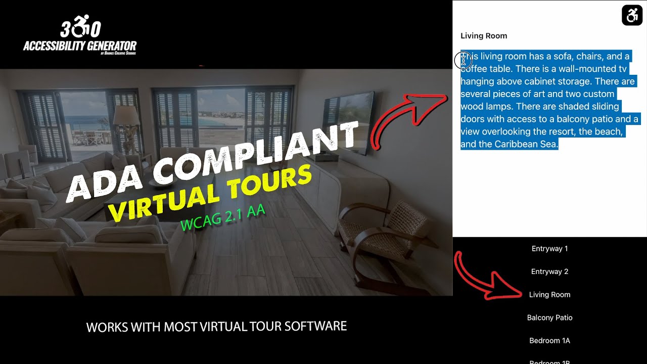ADA Compliant Virtual Tours from Barnes Creative Studios