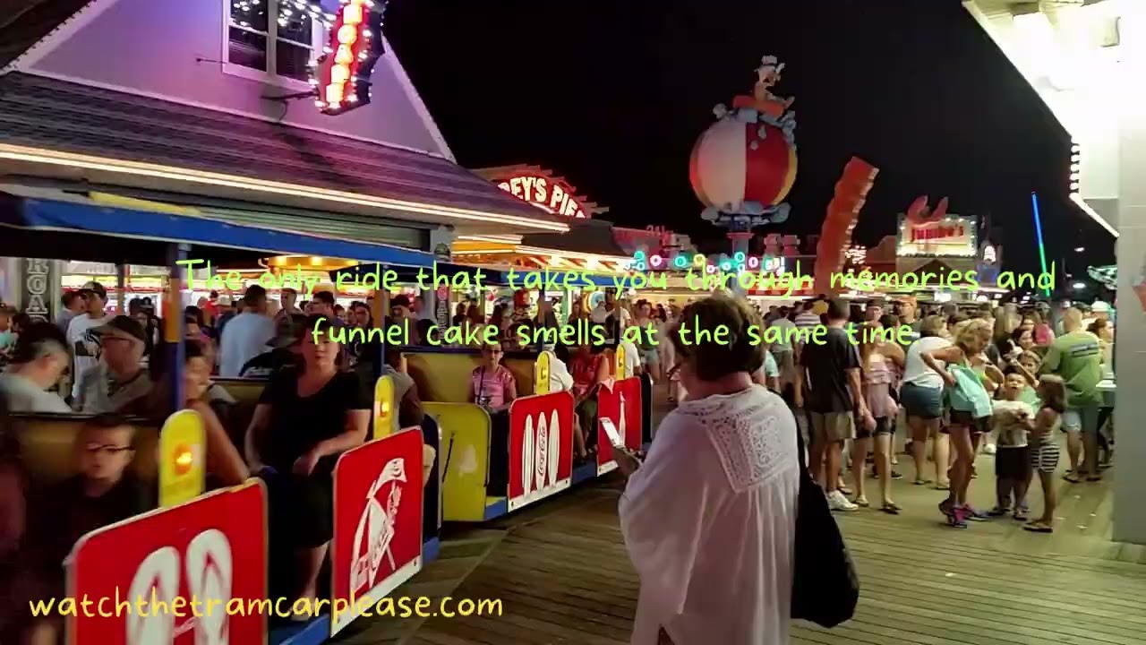 Watch the tramcar please in Wildwood NJ