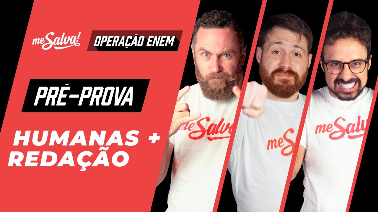 Pr&eacute;-Prova ENEM 1&ordm; DIA - Opera&ccedil;&atilde;o ENEM 2020 Me Salva! | #FiqueEmCasa e Estude #Comigo