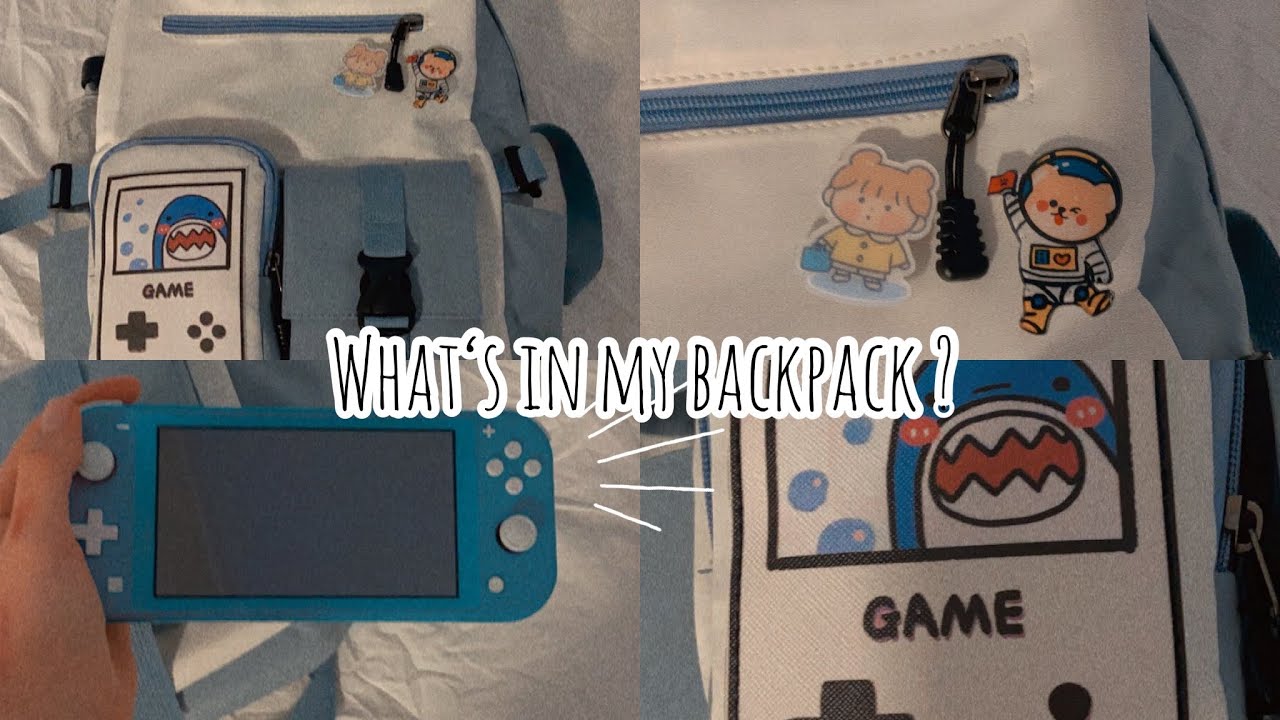 What’s in my backpack? || aesthetic & minimalistic version