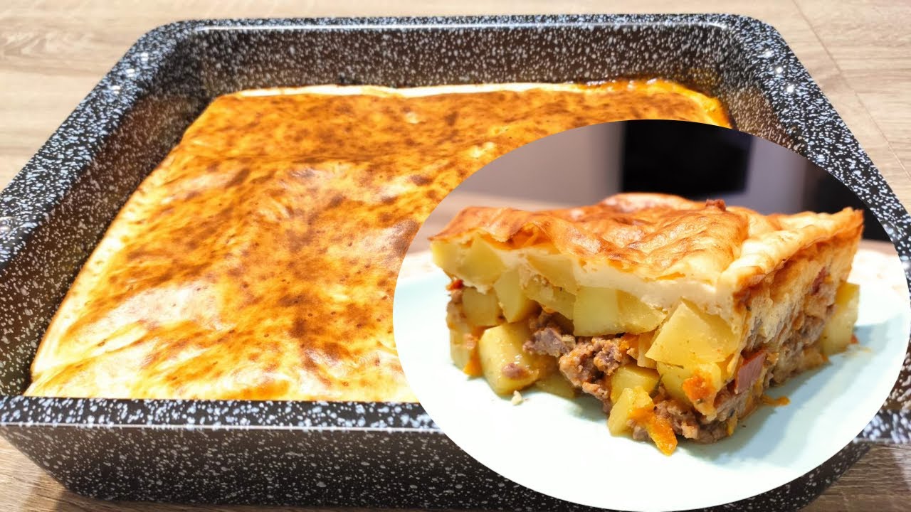 Любимый ужин моего мужа с фаршем и картошкой - мусака