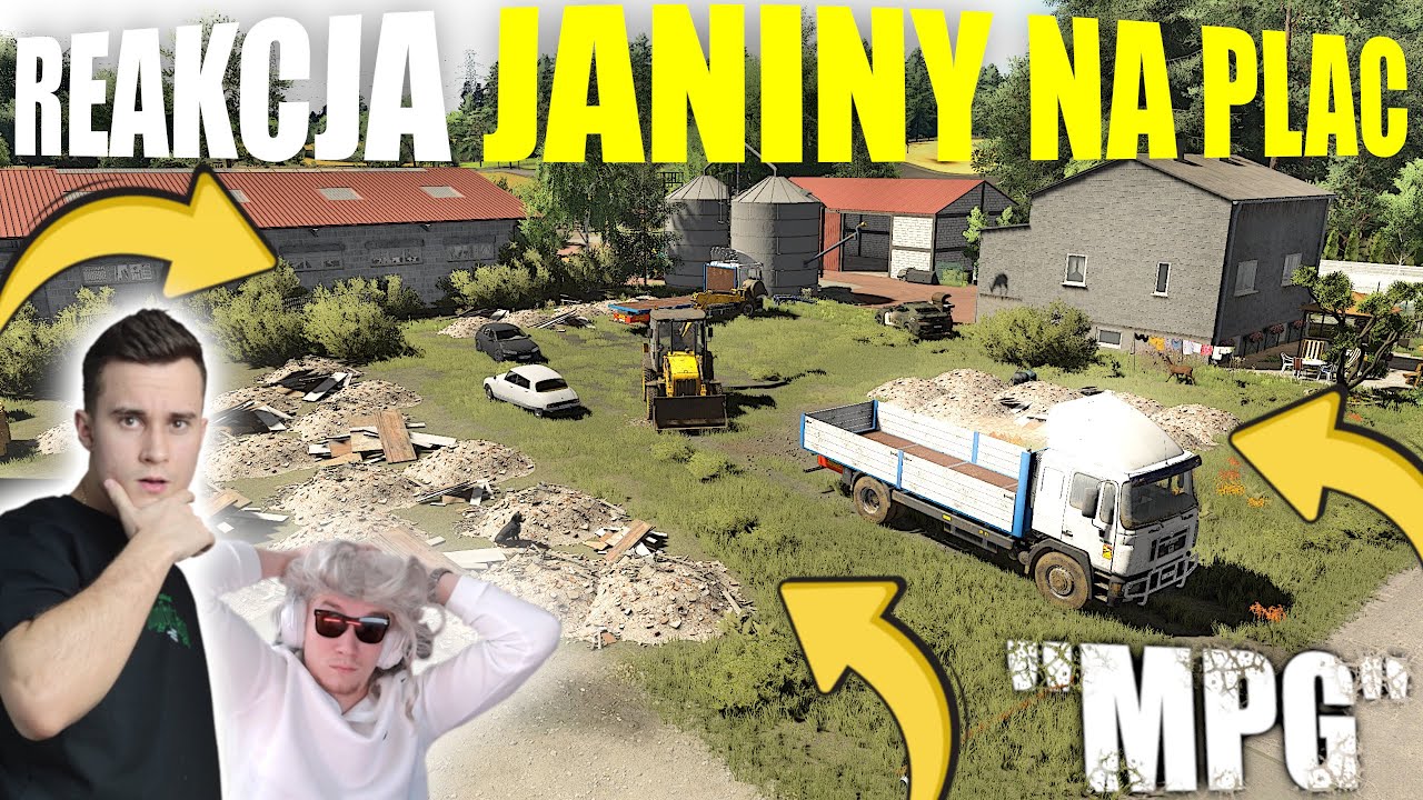 PUSTY PLAC PEŁEN GRUZU 😲 REAKCJA JANINY 🤣 POWSTANIE TU COŚ FAJNEGO! 🤩 🔵 "MPG" [