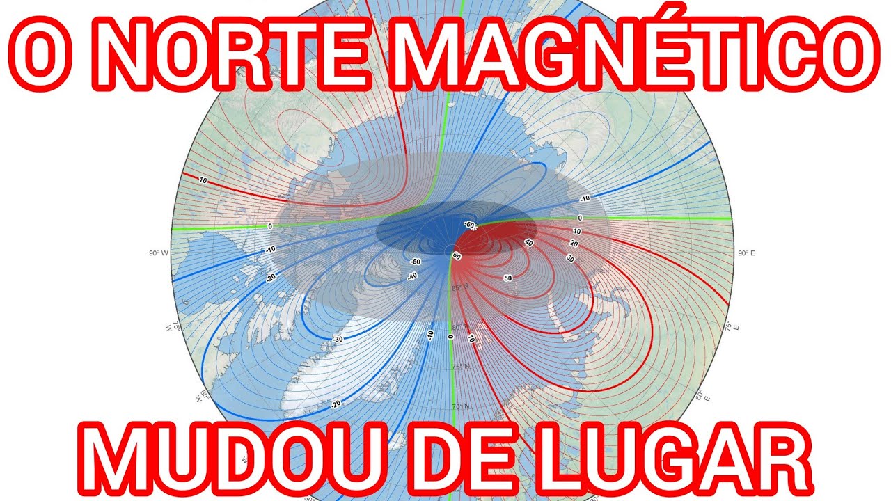 É OFICIAL! O POLO NORTE MAGNÉTICO DA TERRA MUDOU DE LUGAR
