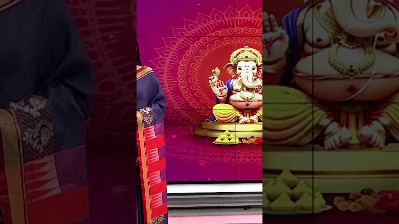 Shrikant Shinde यांनी घेतलं News18 मराठीच्या बाप्पाचं दर्शन, केली विधीवत आरती