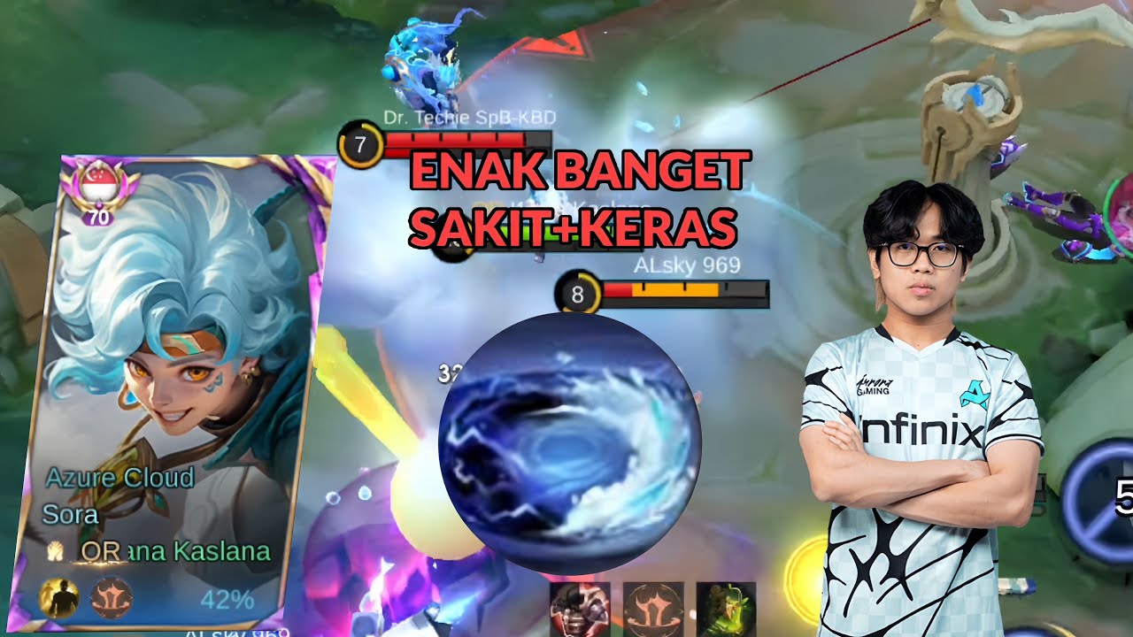 aku mencoba pake build Sora yang di pake player ph memenangkan M7