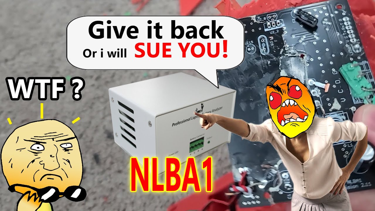 NLBA1 Laptop battery analyzer last review after a threat of taking legal action against me