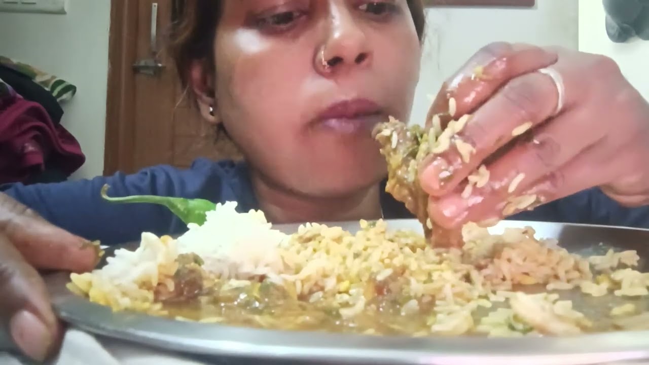 # mutton #food chawal###