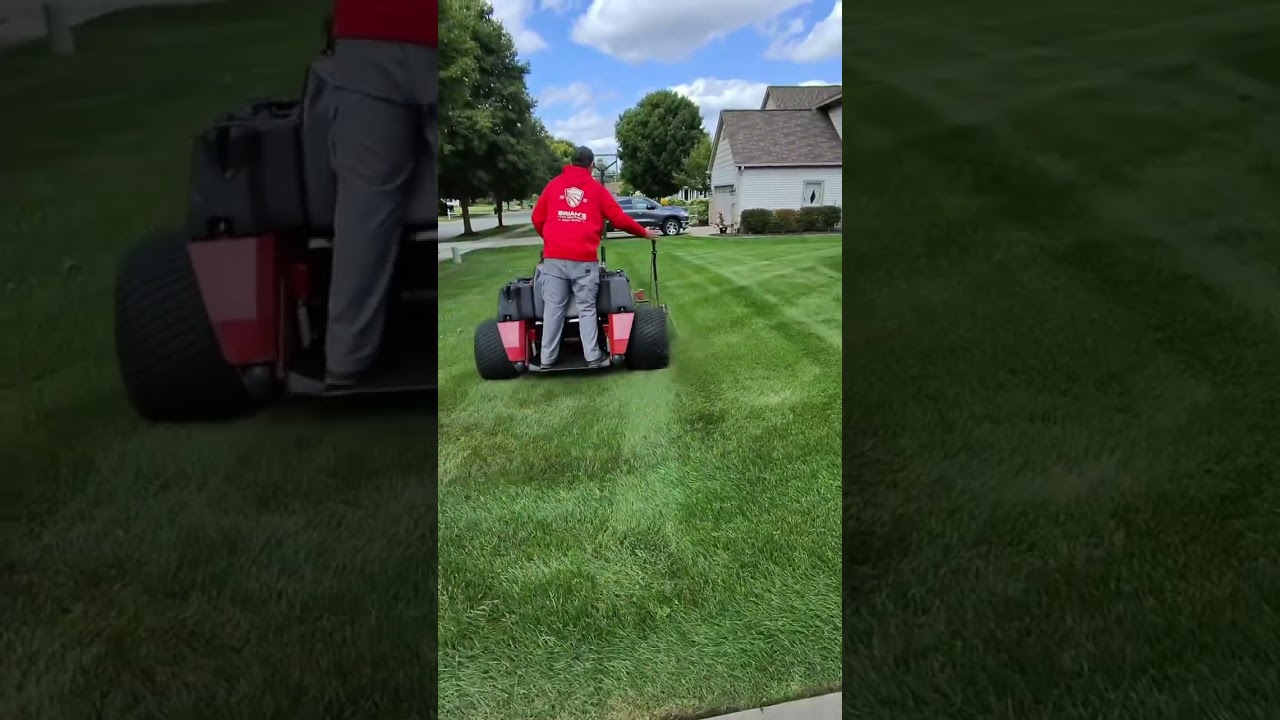 Mowing Lawns & Laying Stripes!