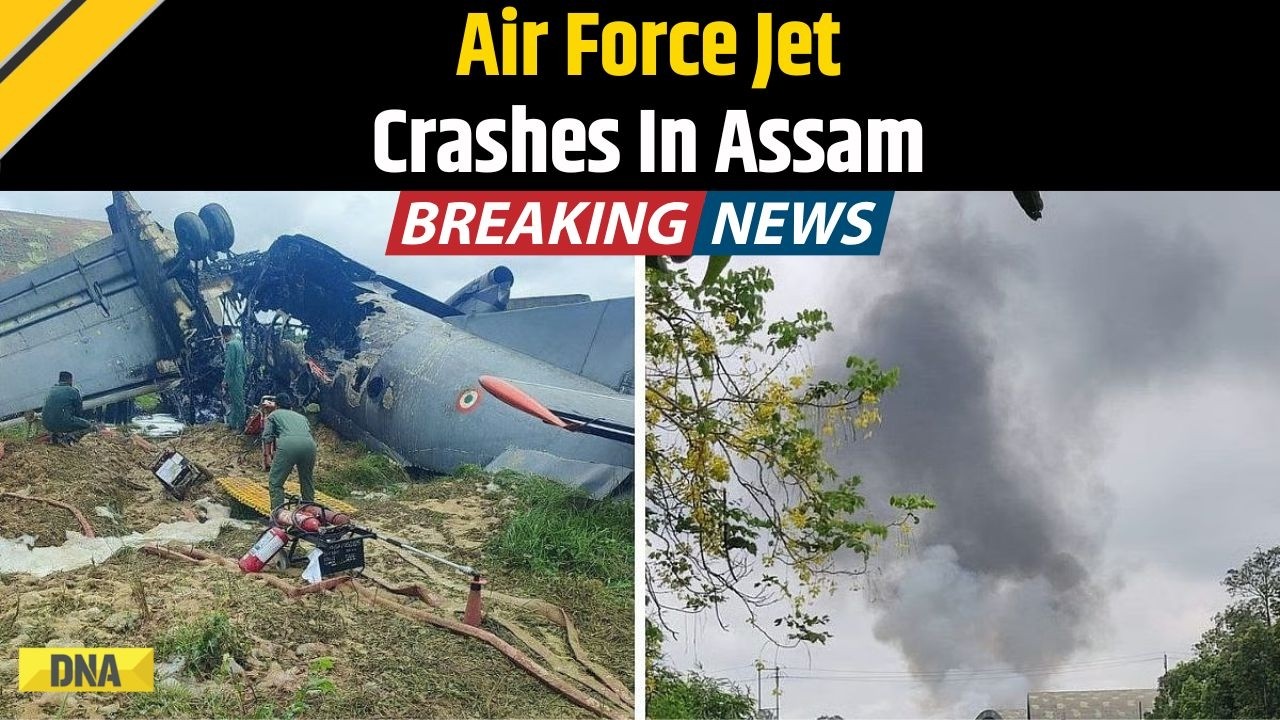 Assam News: IAF AN-32 Aircraft Crashes At Jorhat Air Base; Fire Breaks Out | Indian Air Force