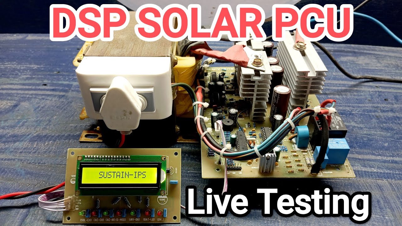 Dsp solar pcu live test // How to test dsp solar pcu in Bangla.. 