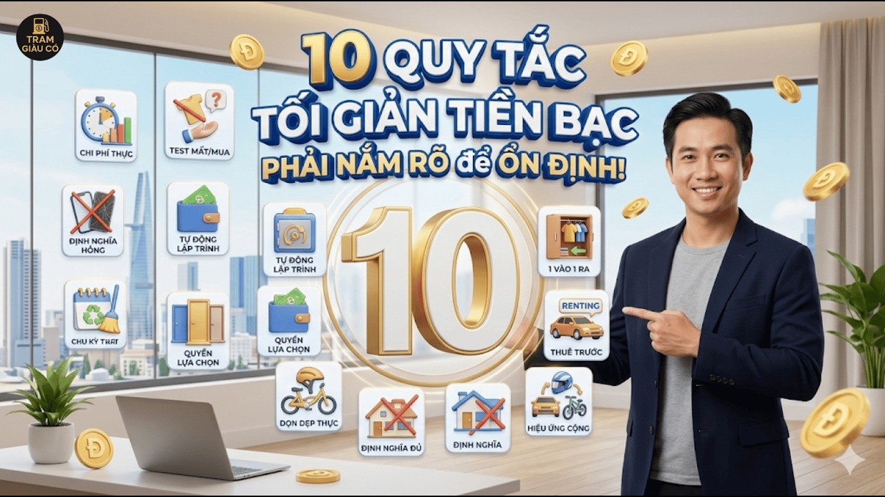 10 Quy Tắc Tối Giản Về Tiền Bạc, Bạn Phải Nắm Rõ Để Luôn Ổn Định Tài Chính | TDLG