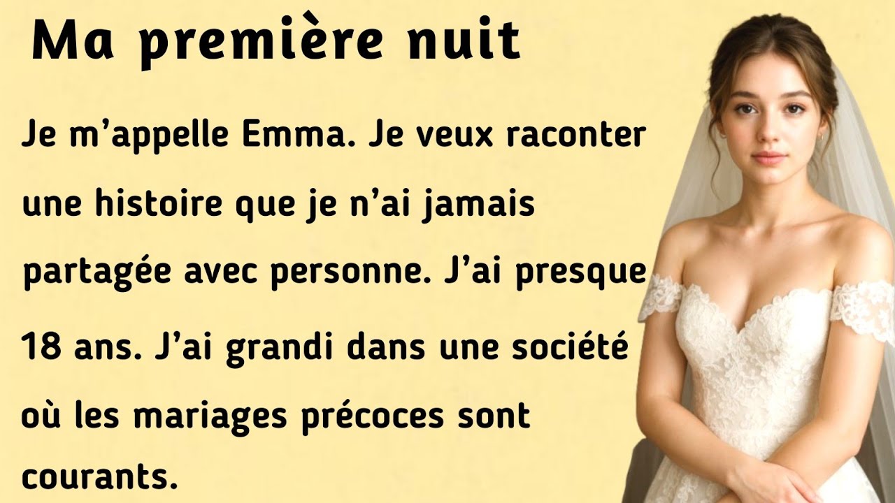 My First Night । Improve your French Listening । Learn French with this simple story ( A1-A2 )