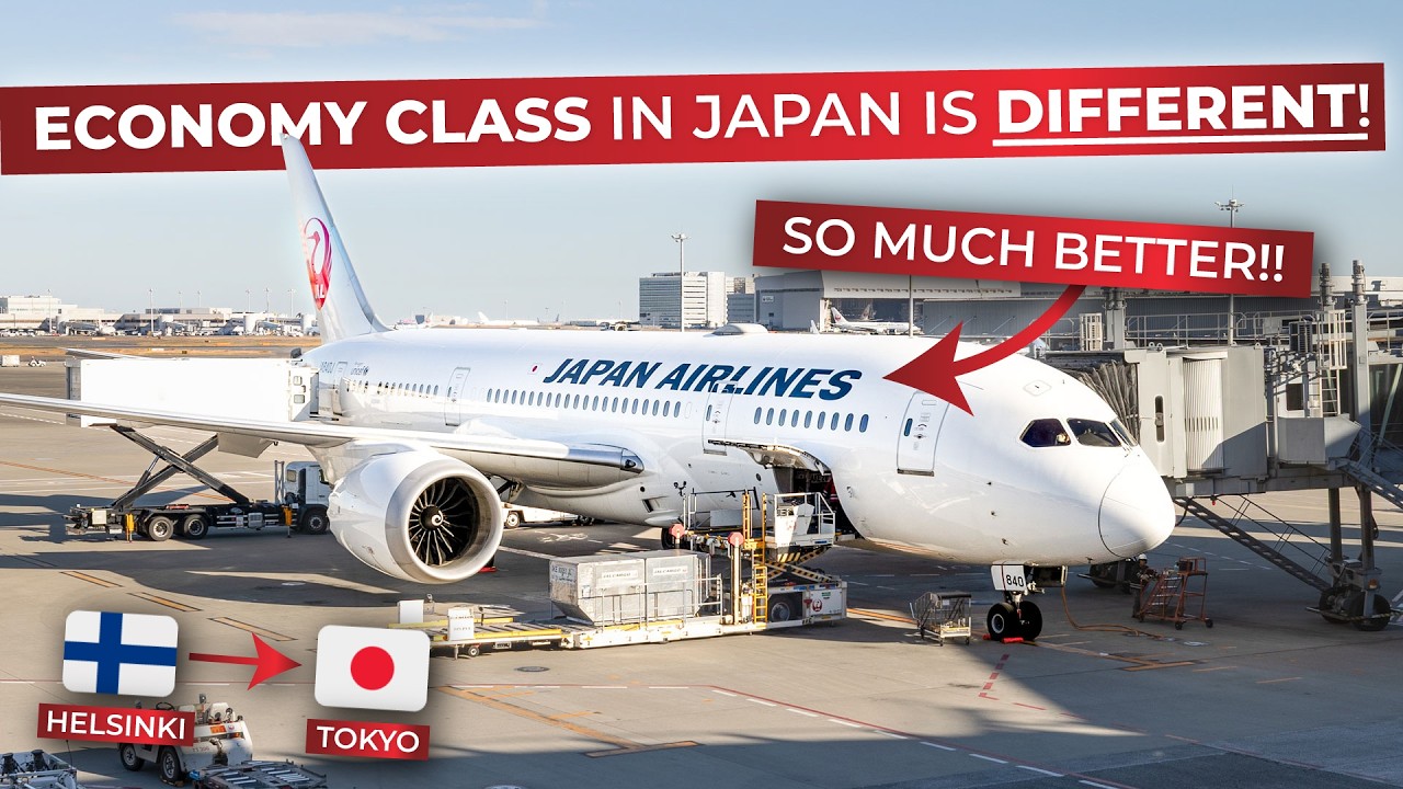 BRUTALLY HONEST | Japan Airlines ECONOMY Class Boeing 787-8 Helsinki to Tokyo Haneda!